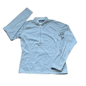 Vintage Patagonia Regulator R Gray Made in USA Women's 1/4 Zip Pullover …